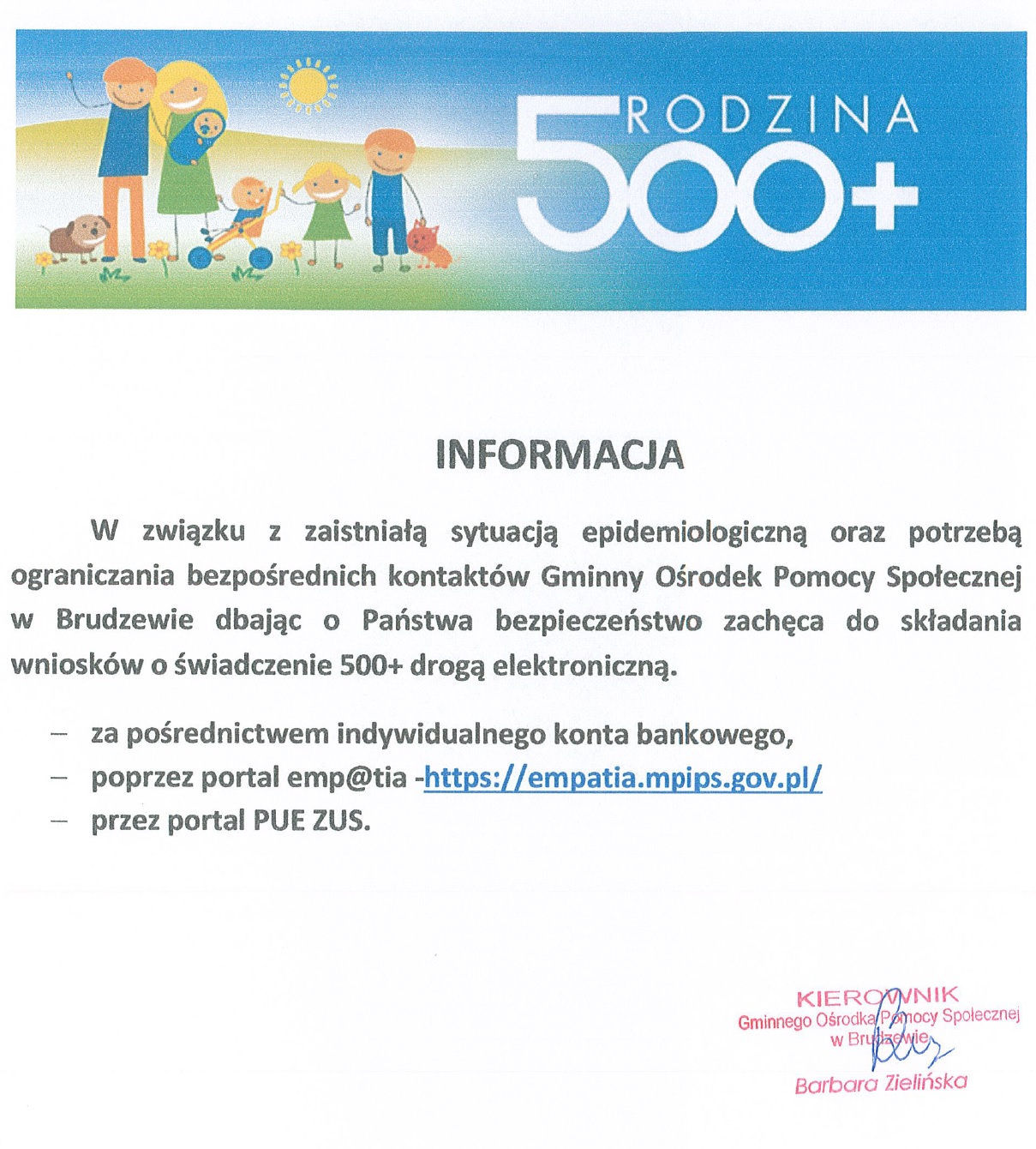Informacja 500
